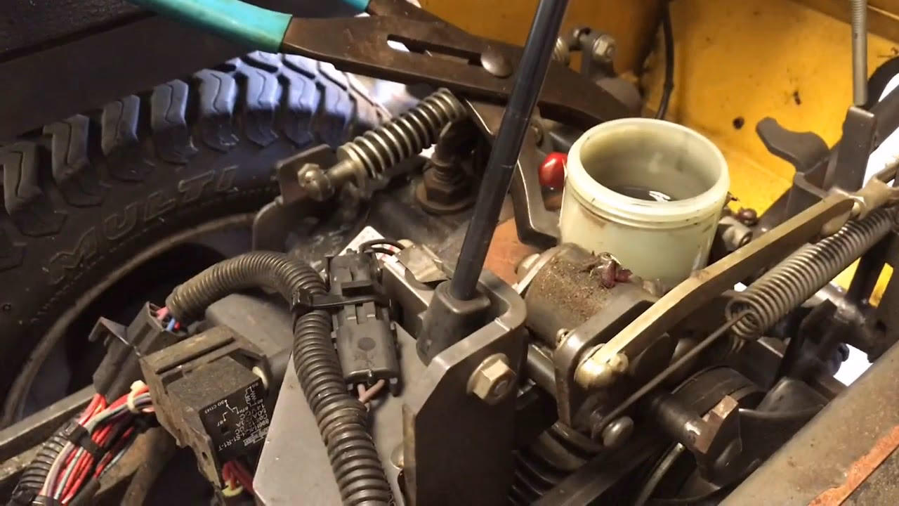 How do you unlock a walker transaxle?