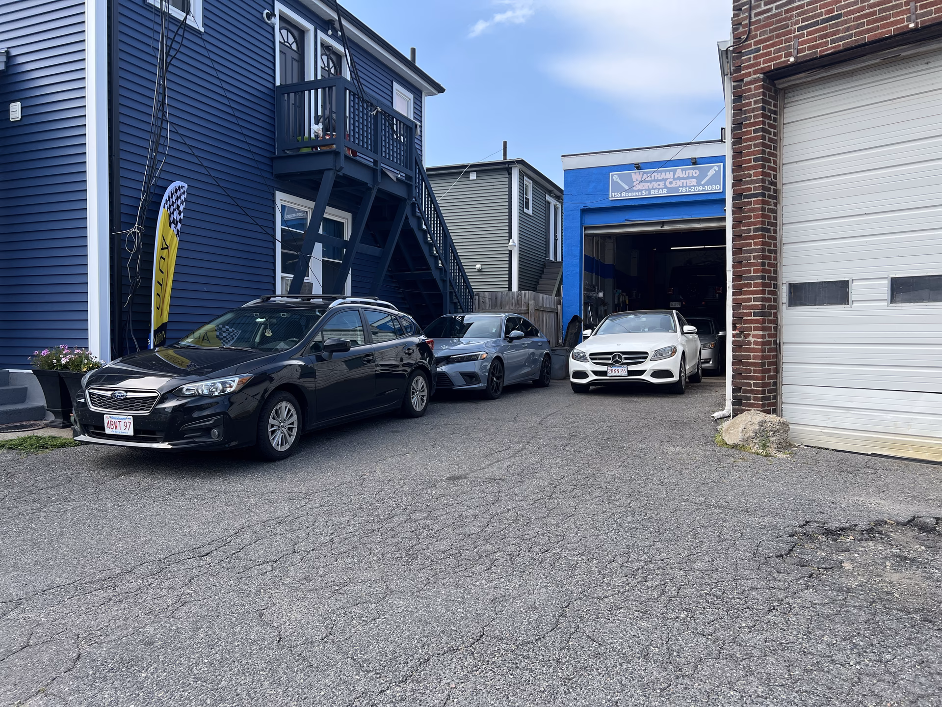 What are people saying about auto repair services in Waltham?