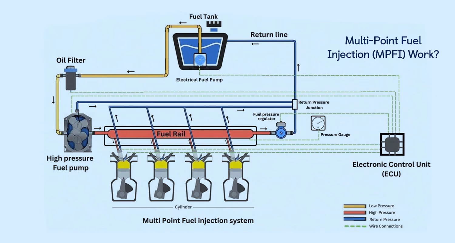 How does a multi-point injector work?