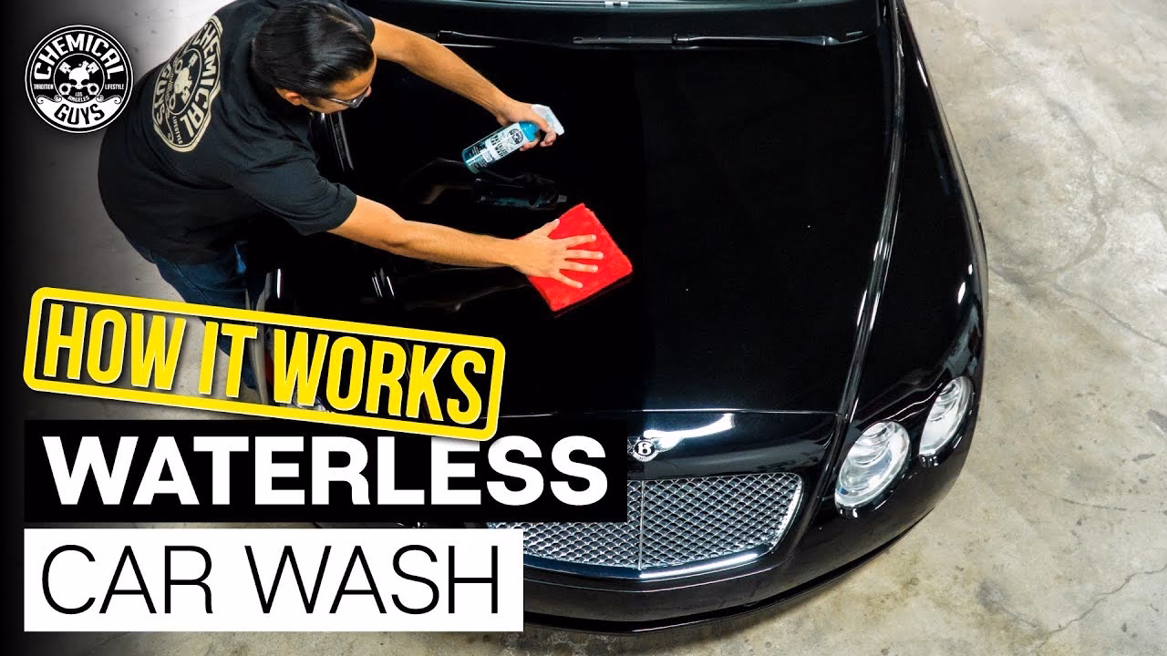 What is a waterless wash solution?