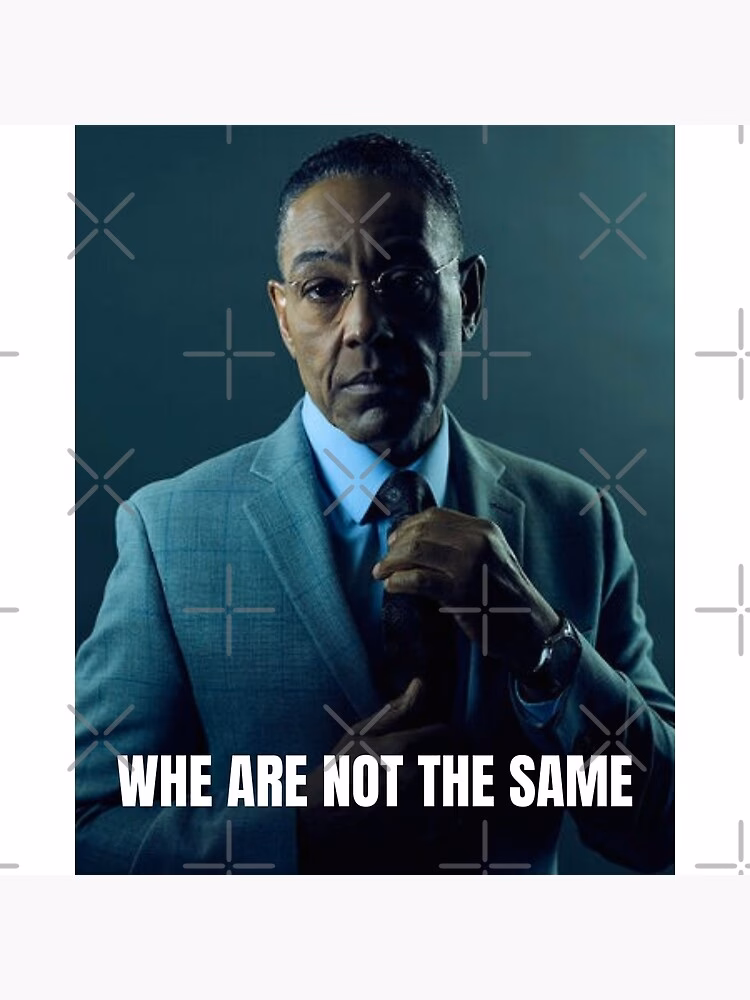 What is a we are not the same meme?