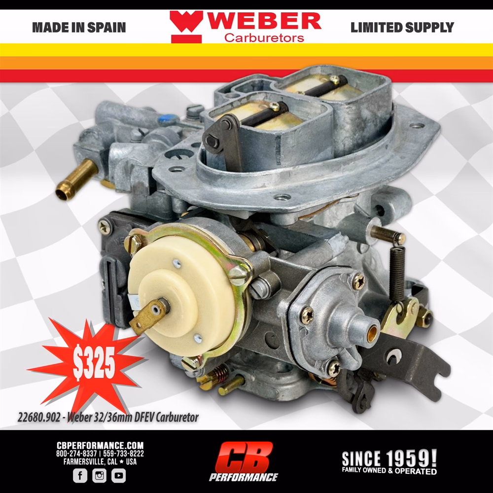 What is needed to adjust the Weber 32/36 carburetor?
