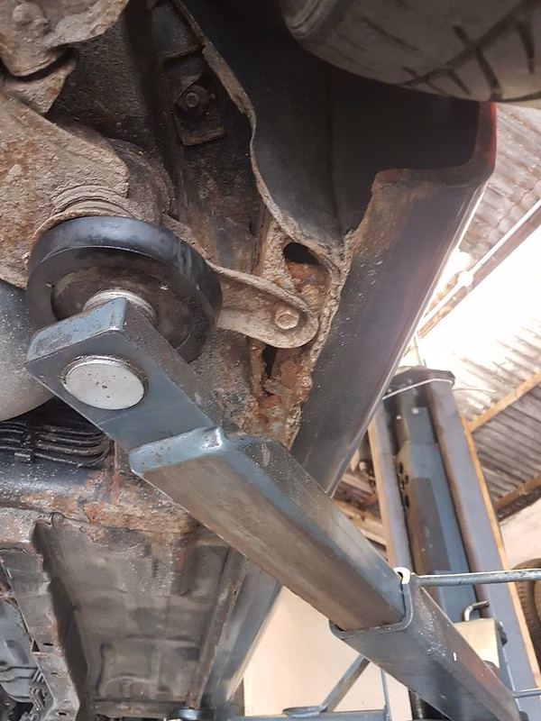 How do you Weld a corroded sill?