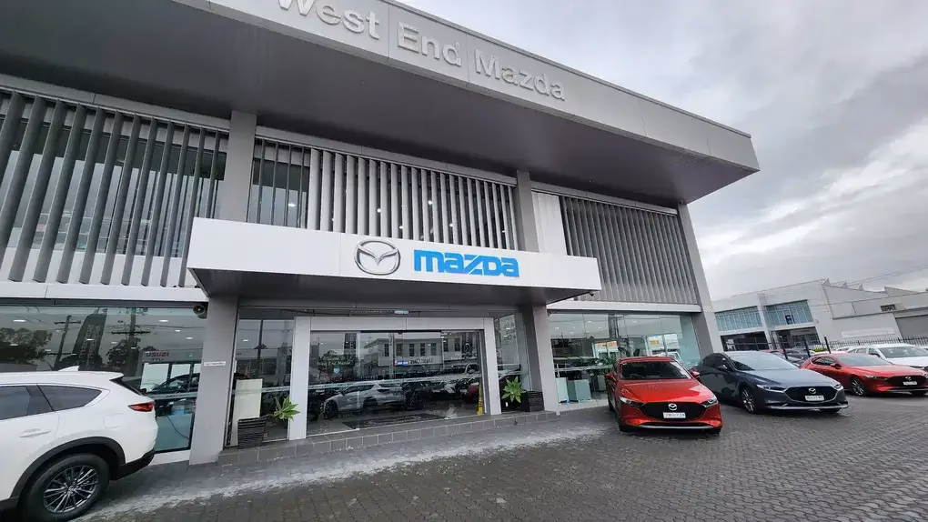 Is West End Mazda service Parramatta open or closed?