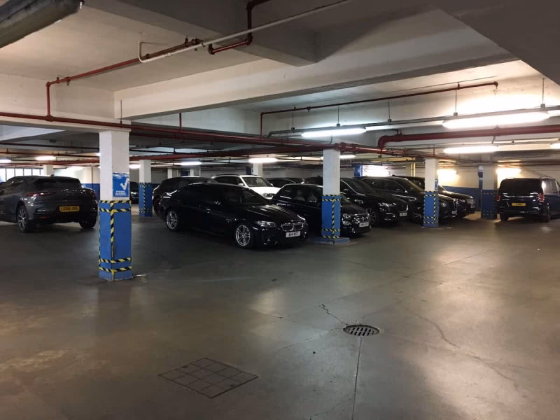 Which car park is closest to the palace of Westminster?