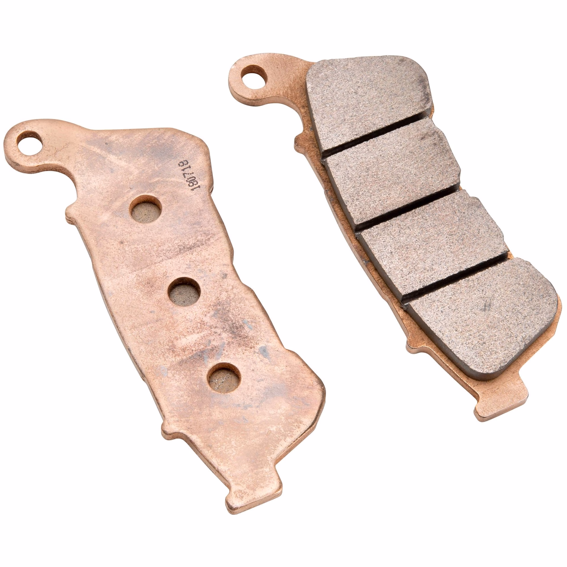 What are the different types of motorcycle brake pads?