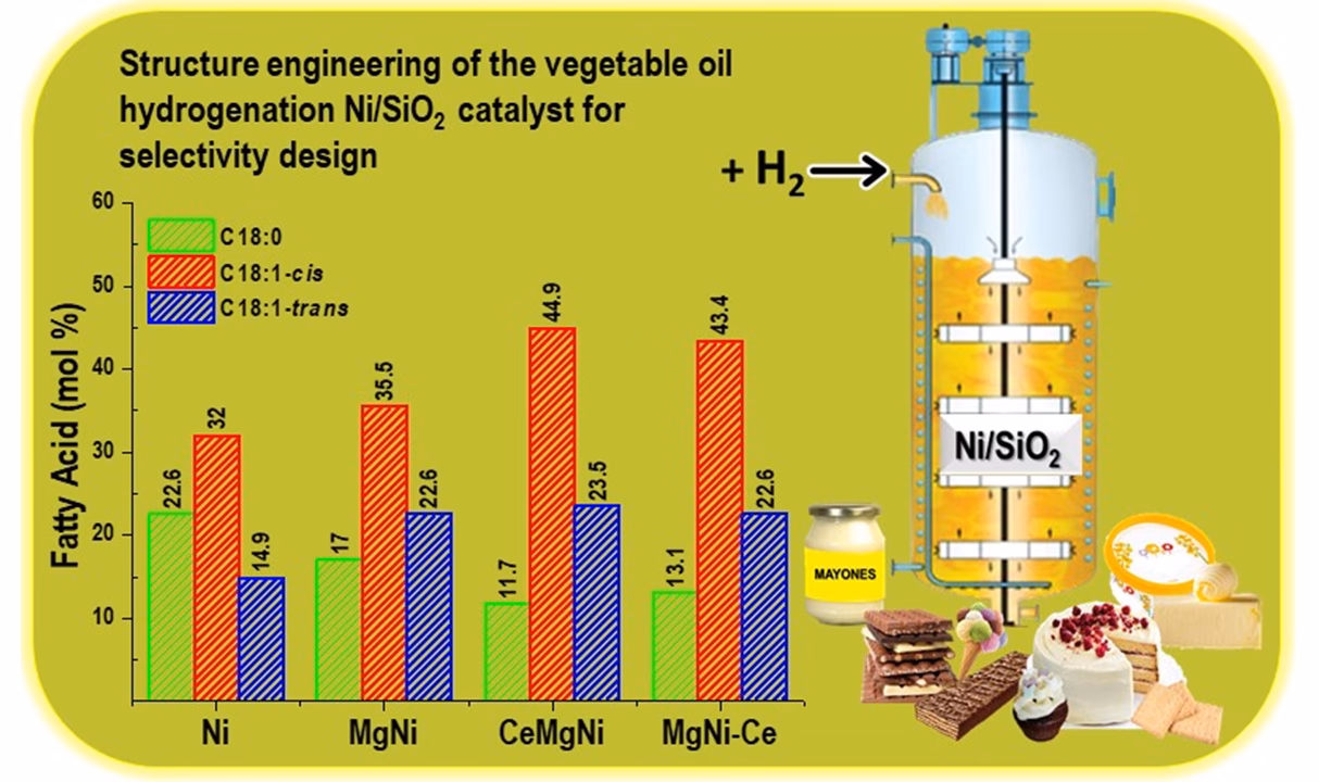 What is hydrogenation of vegetable oils GCSE?