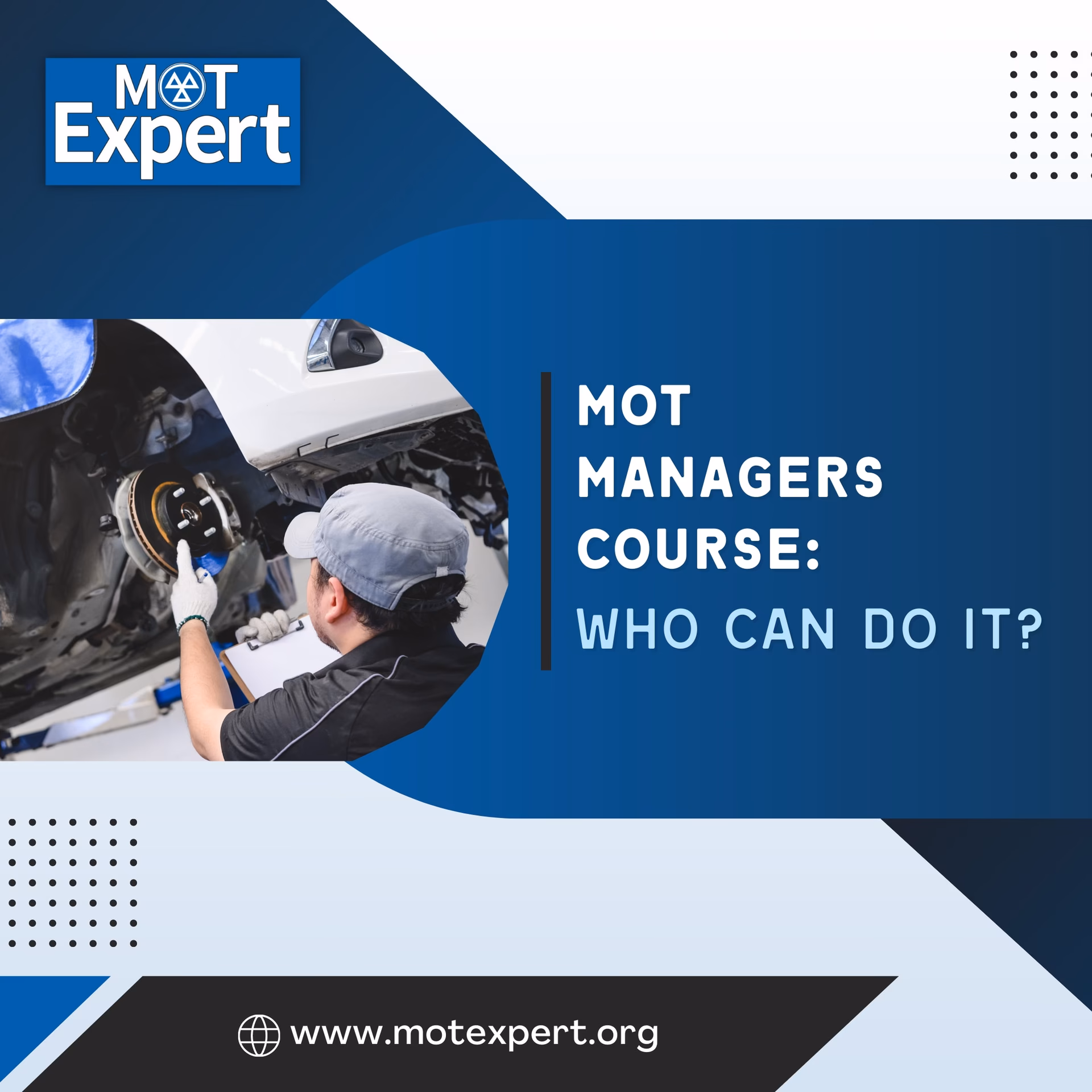 What is the size of a MOT manager qualification?