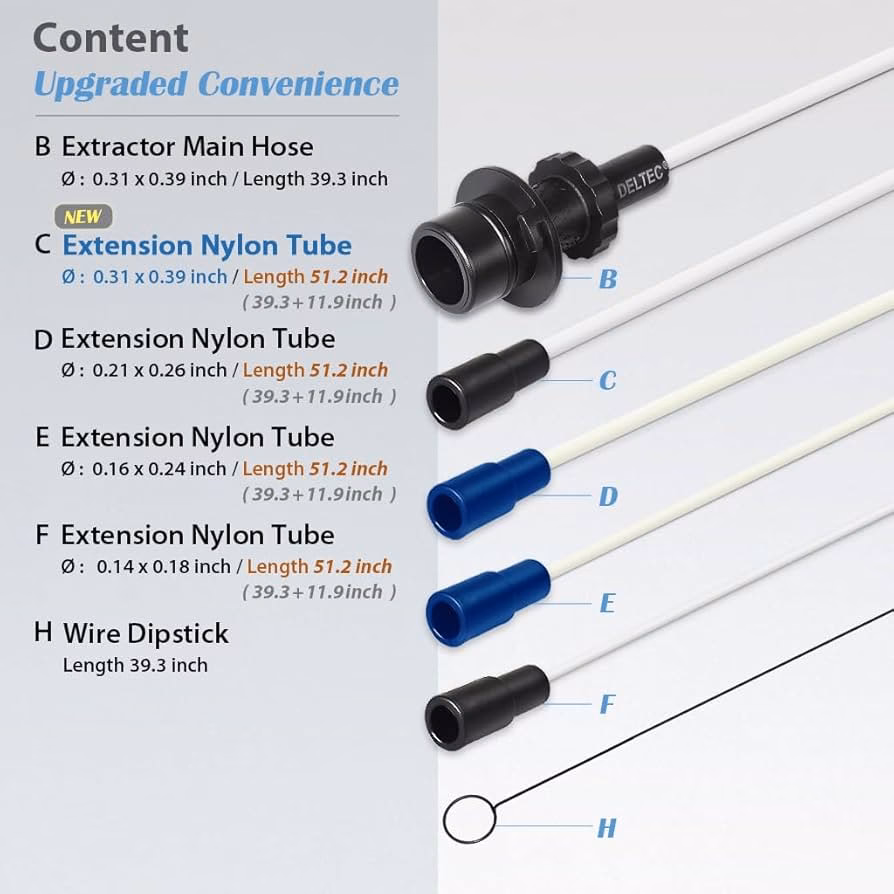 How do you stick to a suction oil change?