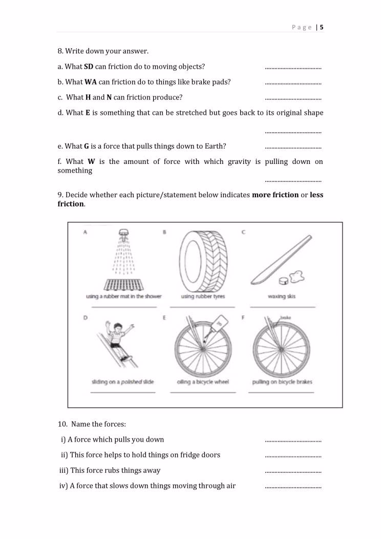 What does friction do to brake pads?