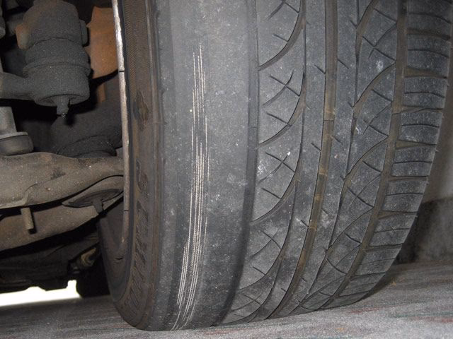 How does alignment affect tyre wear?