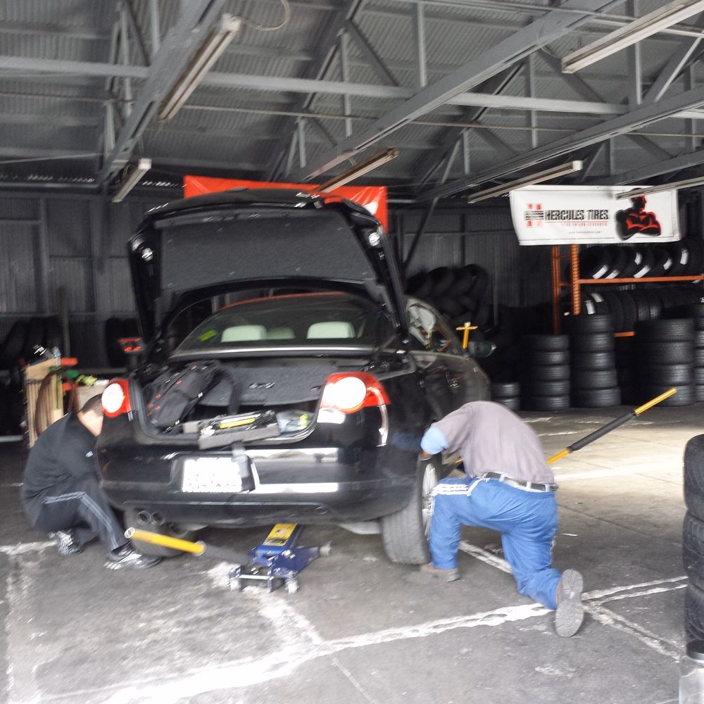 Does mall tire outlet do a wheel alignment?