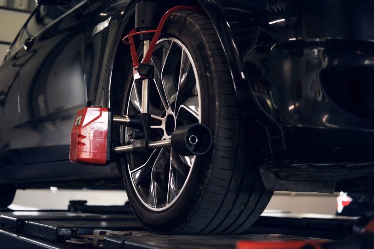 What is a two-wheel alignment service?