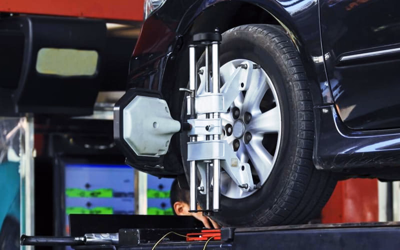 Do you do a wheel alignment check for free?