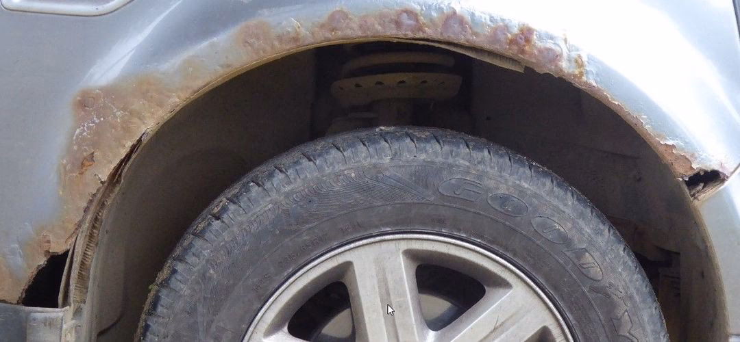 How do you fix a crease on a wheel arch liner?