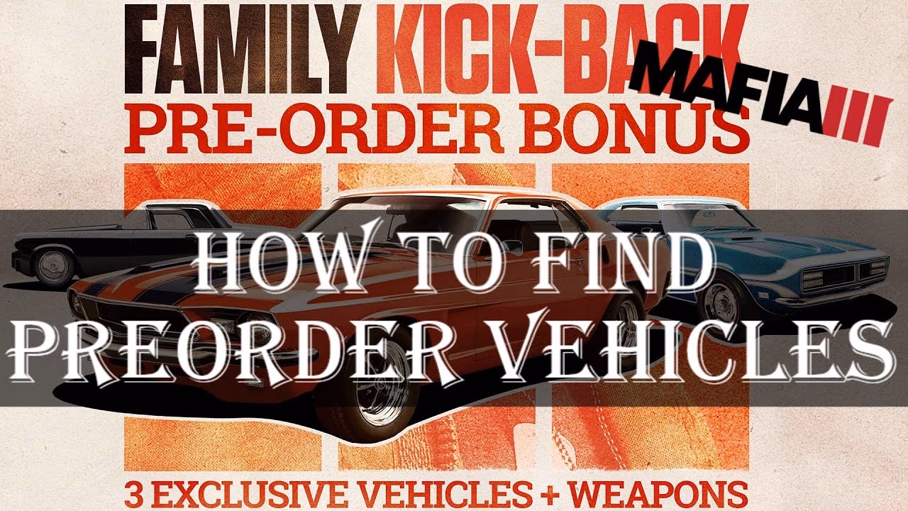 How to get a car back in Mafia 3?