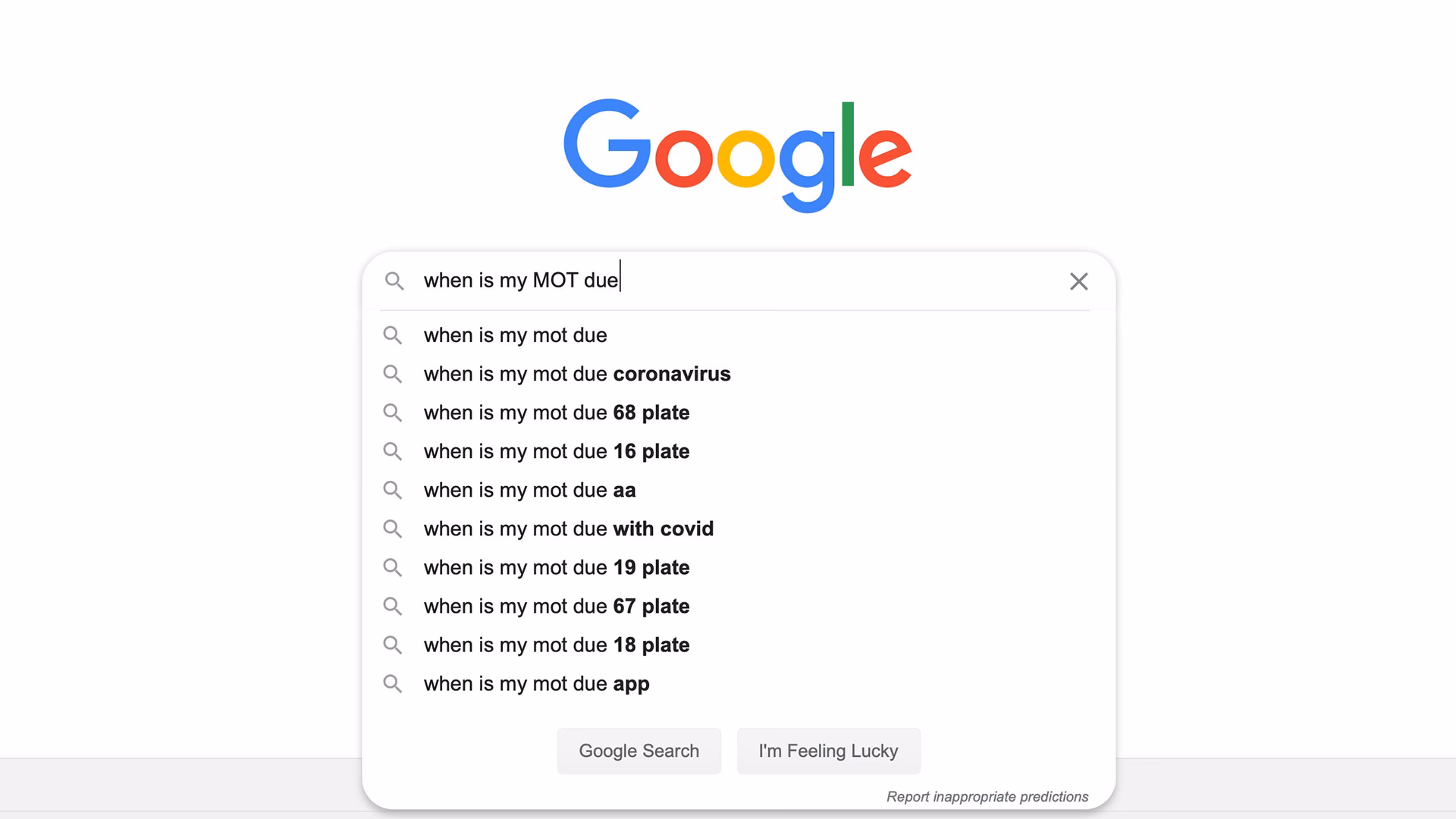 How do I know if my MOT is due?