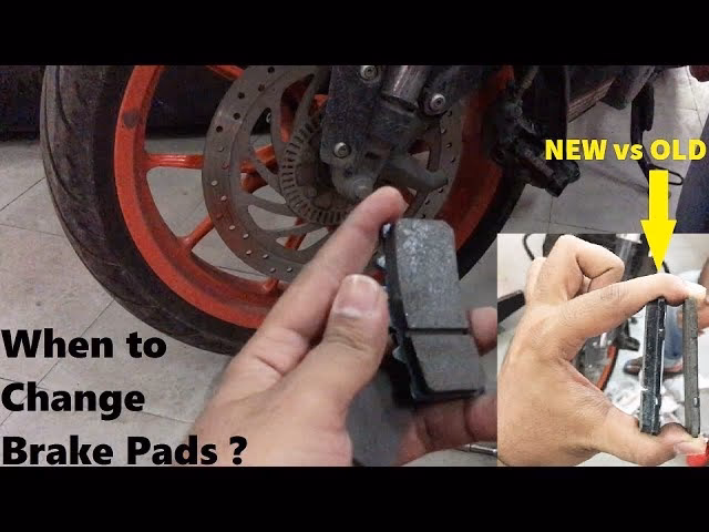 Do motorcycle brake pads need to be replaced?