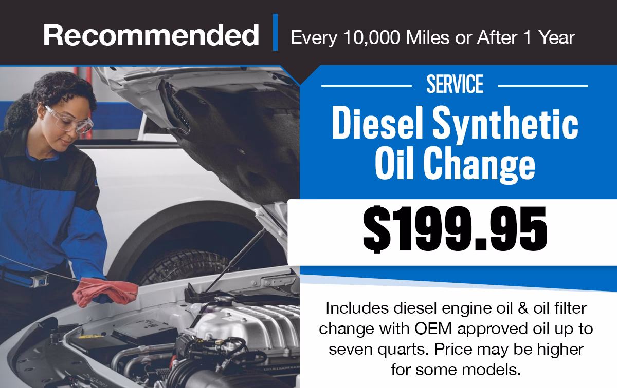 How do you know if a diesel engine needs an oil change?
