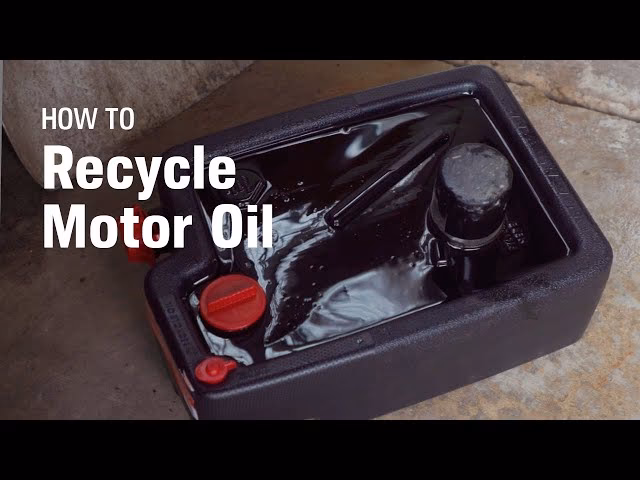 Where can I recycle engine oil?