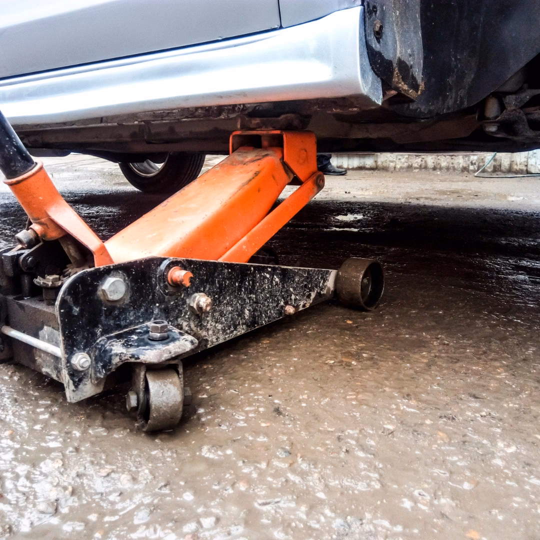 Why do you put axle stands under a subframe?