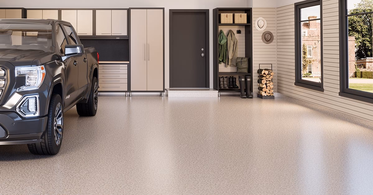 What color should a garage cabinet be painted?