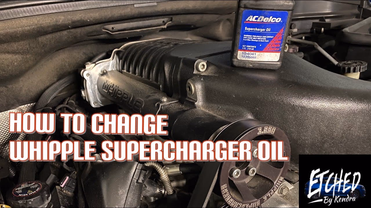 What Octane should I use on my Whipple supercharged?