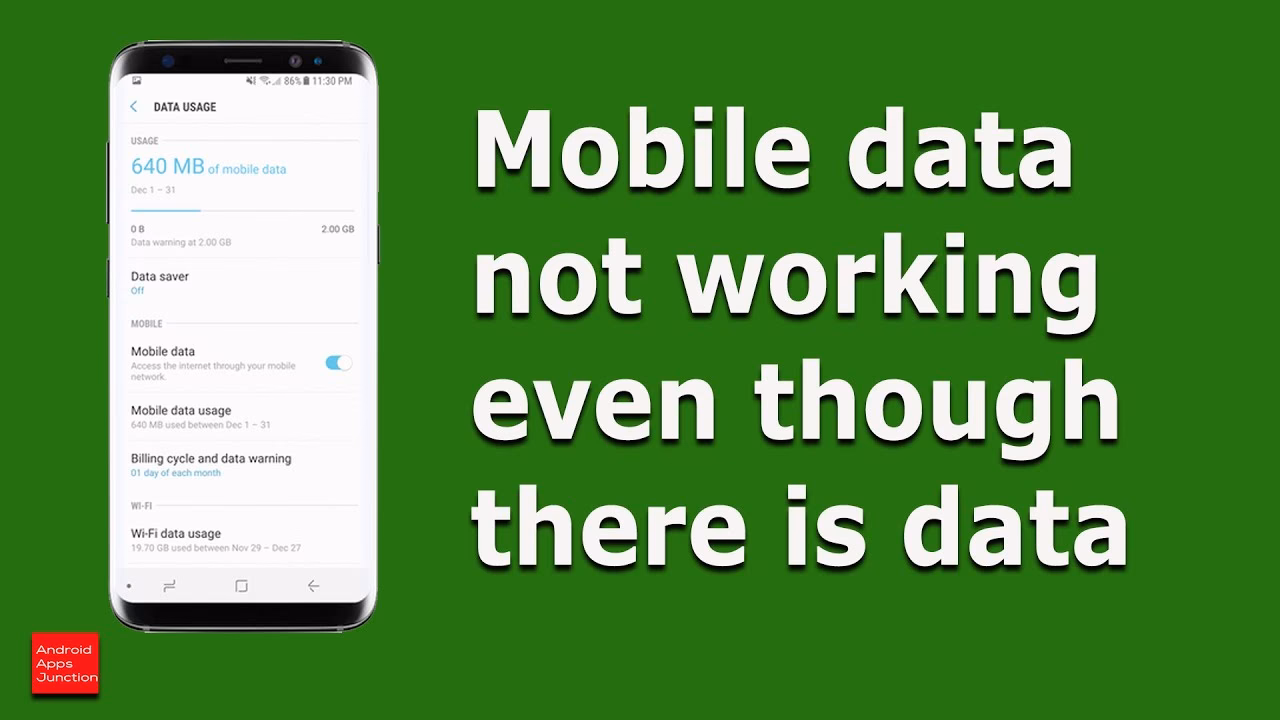 Why does my phone not use cellular data?