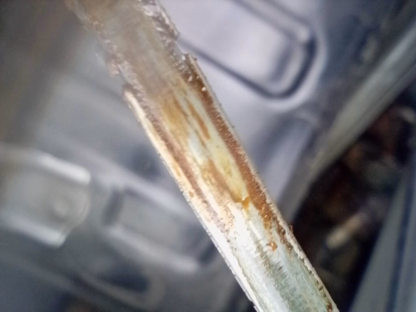 What is an oil dipstick?