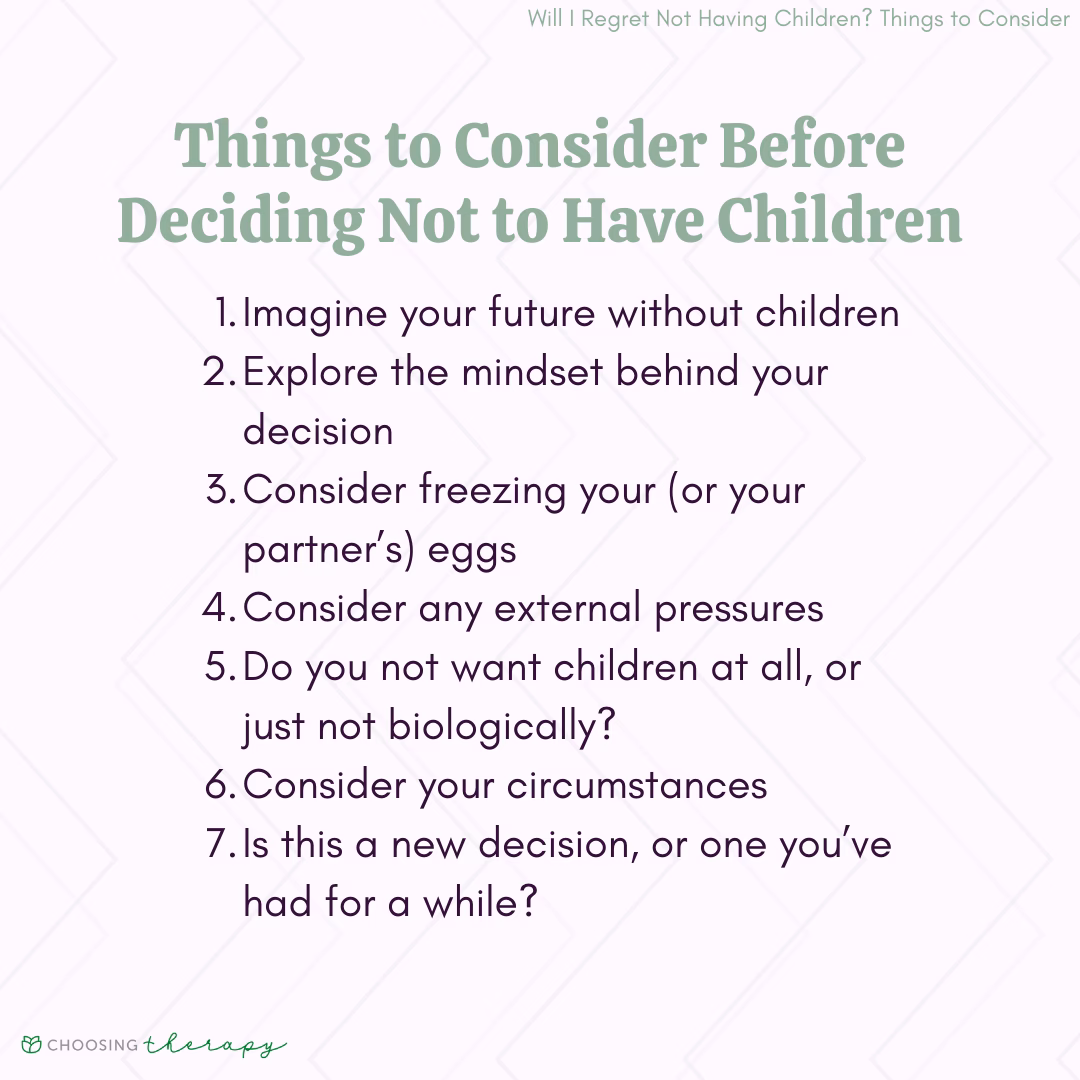 Why do people choose not to have children?