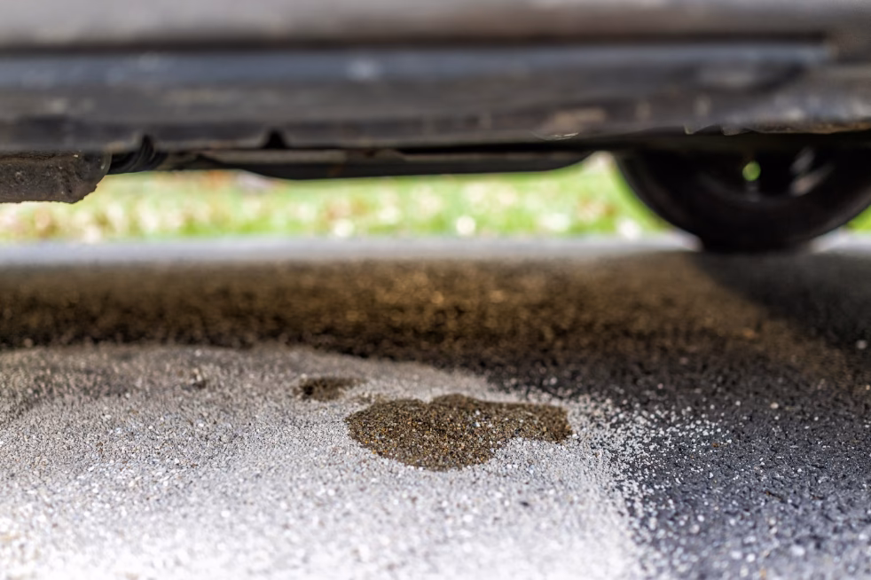 How do you know if a car has a leak?
