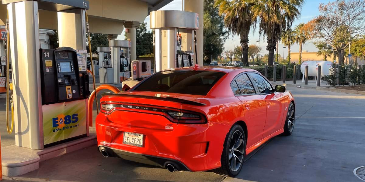 Can you burn E85 in a car?