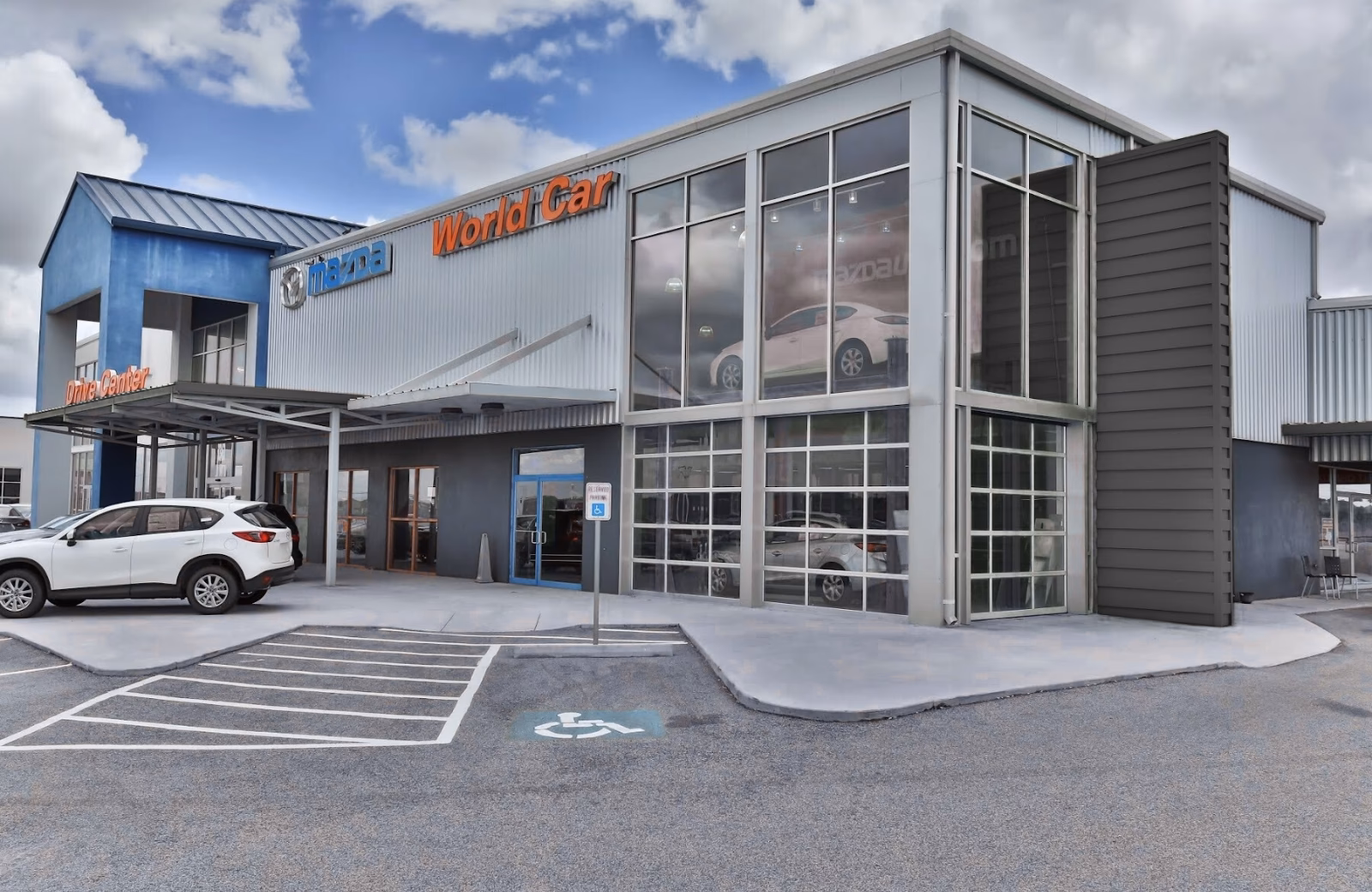 Where is world car Mazda located?