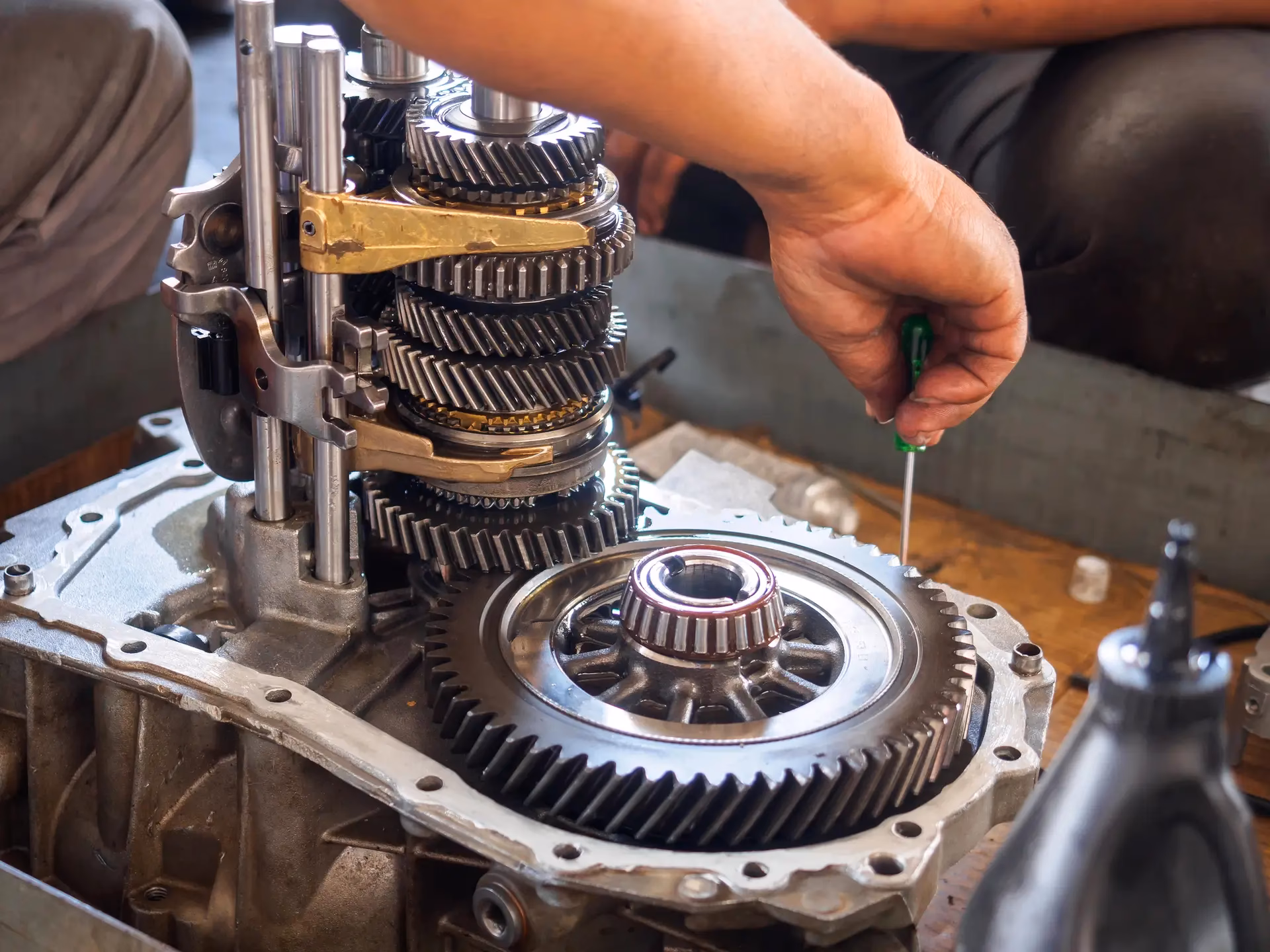 What happens if a gearbox is damaged?