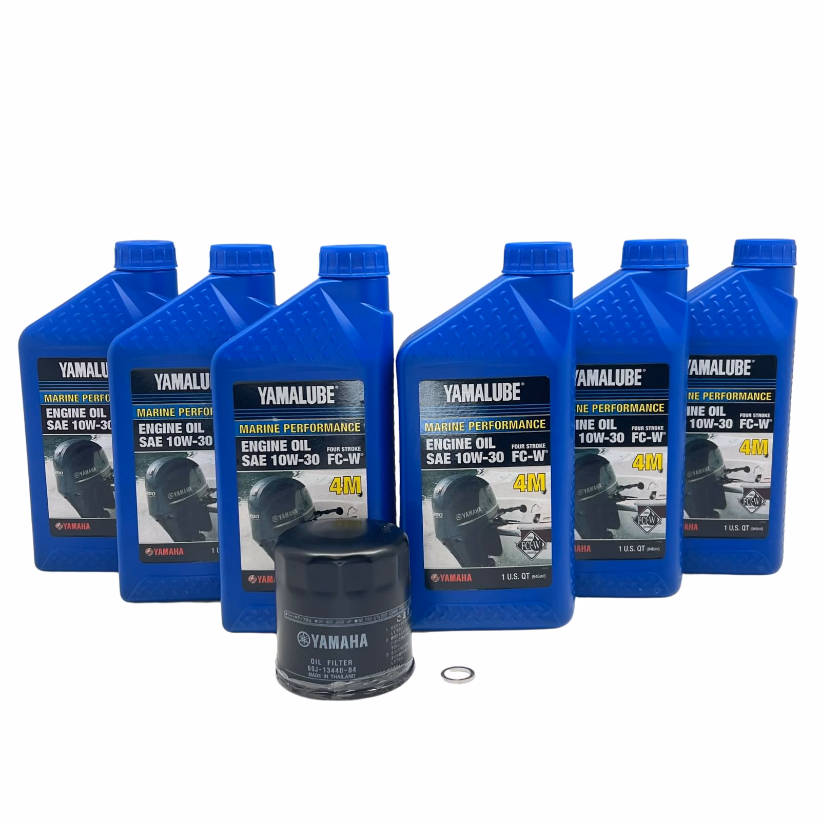 How often to change engine oil on Yamaha F250 (2021)?