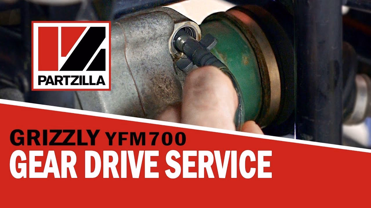 How to check differential gear oil on a Yamaha ATV?