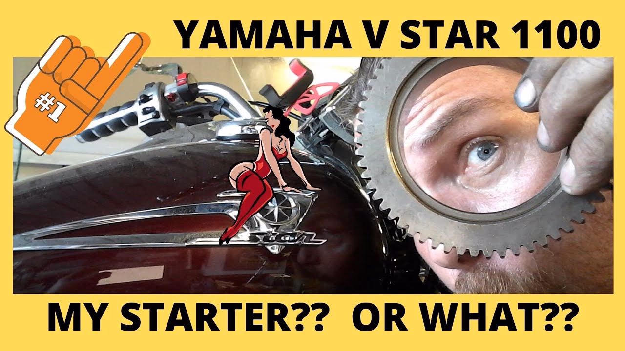 How do you replace a starter clutch on a Yamaha VStar 1100?