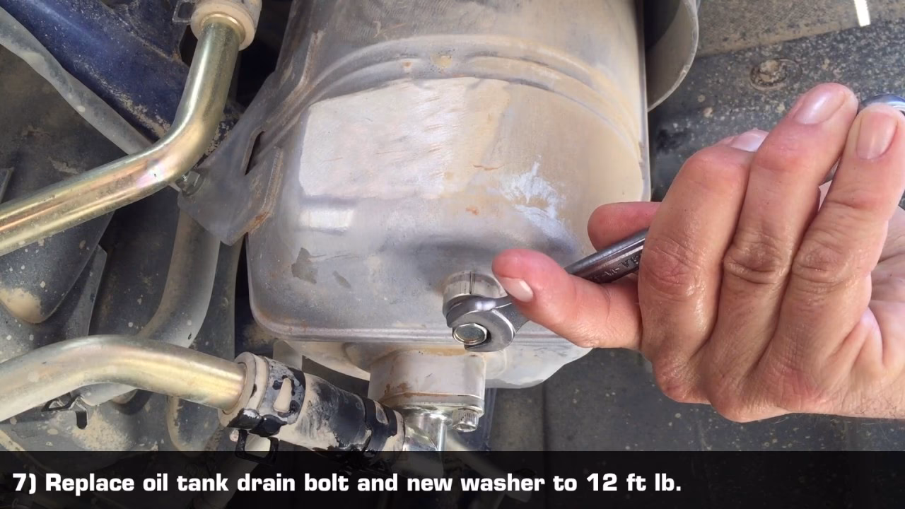 How do you change the oil in a Yamaha YXZ1000R?