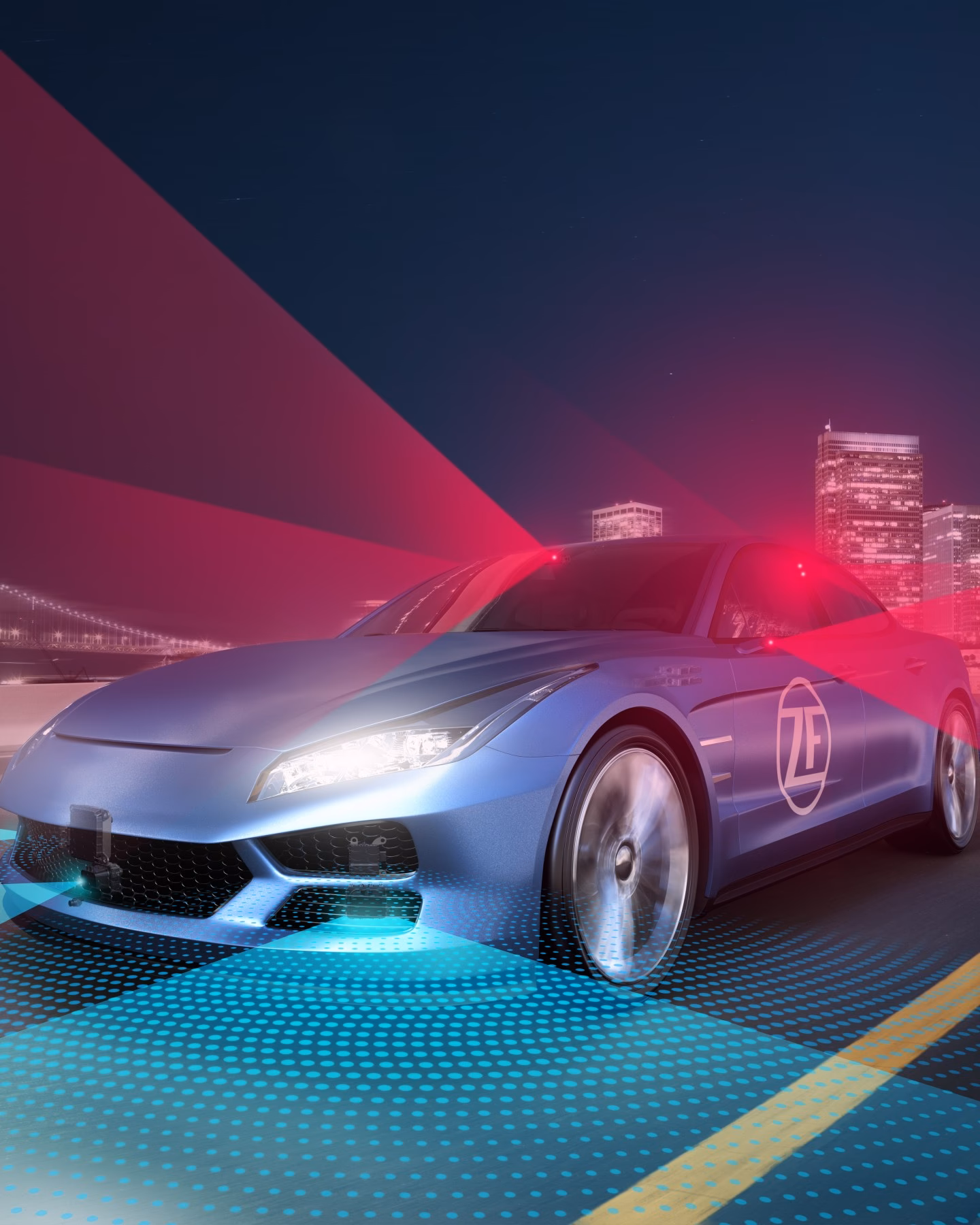 What market segments does ZF serve?